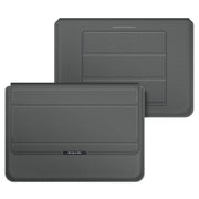 4 in 1 Universal Laptop Holder PU Water-resistant Protection Wrist Laptop Bag, Size: 17 inch(Grey)