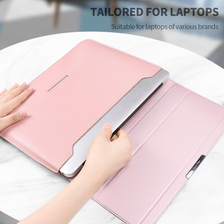 4 in 1 Universal Laptop Holder PU Water-resistant Protection Wrist Laptop Bag, Size: 17 inch(Red)