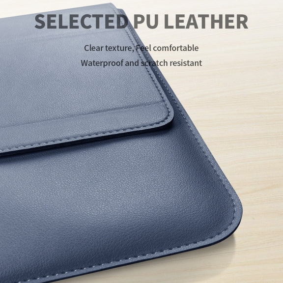 4 in 1 Universal Laptop Holder PU Water-resistant Protection Wrist Laptop Bag, Size: 17 inch(Black)