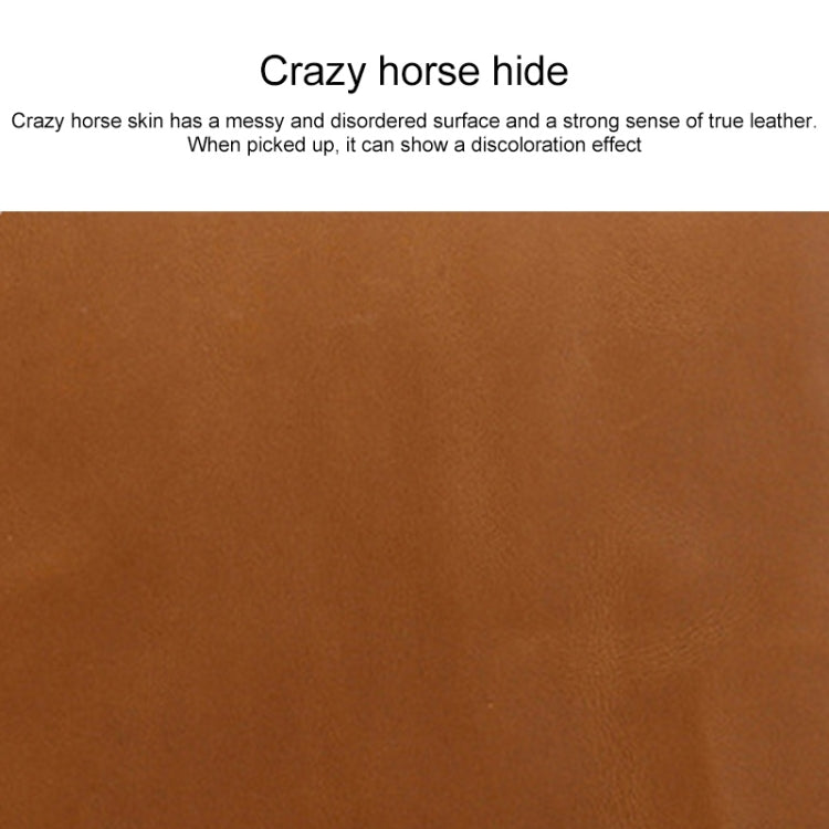 Universal Genuine Leather Business Zipper Laptop Tablet Bag For 15 inch and Below(Coffee)