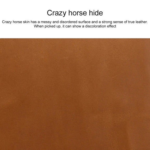 Universal Genuine Leather Business Zipper Laptop Tablet Bag For 15 inch and Below(Coffee)