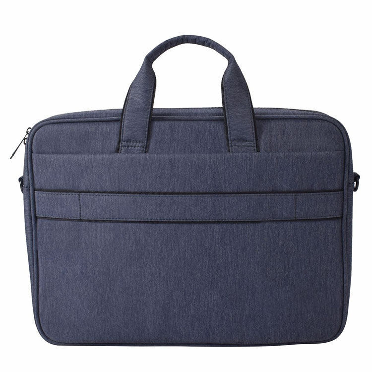 DJ03 Water-resistant Anti-scratch Anti-theft One-shoulder Handbag for 13.3 inch Laptops, with Suitcase Belt(Navy Blue)