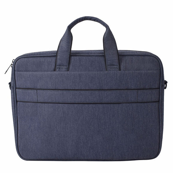 DJ03 Water-resistant Anti-scratch Anti-theft One-shoulder Handbag for 13.3 inch Laptops, with Suitcase Belt(Navy Blue)