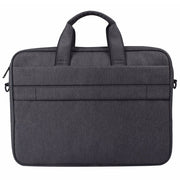 DJ03 Water-resistant Anti-scratch Anti-theft One-shoulder Handbag for 15.6 inch Laptops, with Suitcase Belt(Black)