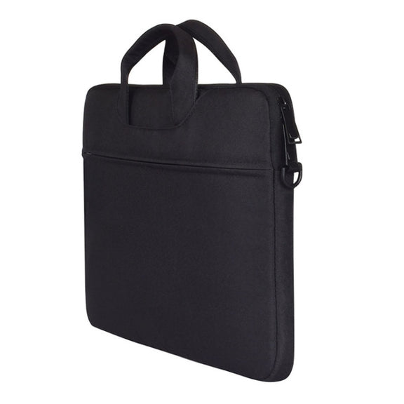 ST01S Water-resistant Oxford Cloth Hidden Portable Strap One-shoulder Handbag for 13.3 inch Laptops(Black)