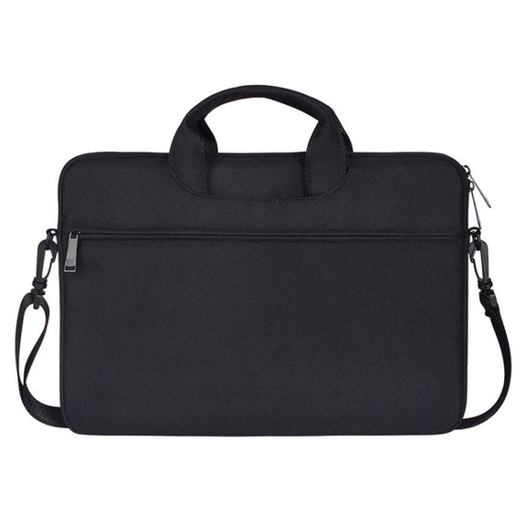 ST01S Water-resistant Oxford Cloth Hidden Portable Strap One-shoulder Handbag for 13.3 inch Laptops(Black)