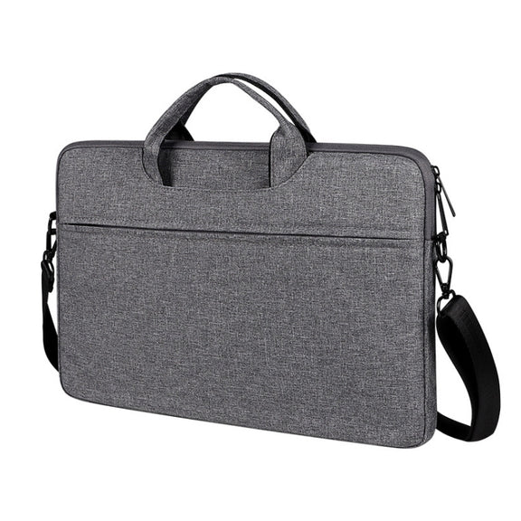 ST01S Water-resistant Oxford Cloth Hidden Portable Strap One-shoulder Handbag for 13.3 inch Laptops (Dark Gray)