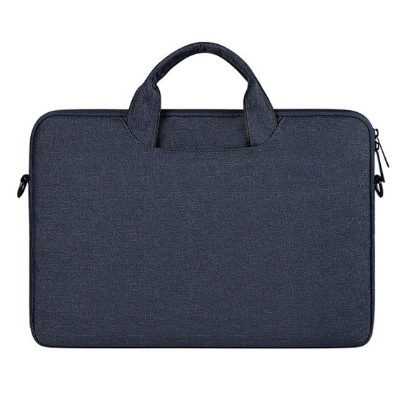 ST01S Water-resistant Oxford Cloth Hidden Portable Strap One-shoulder Handbag for 14.1 inch Laptops (Navy Blue)
