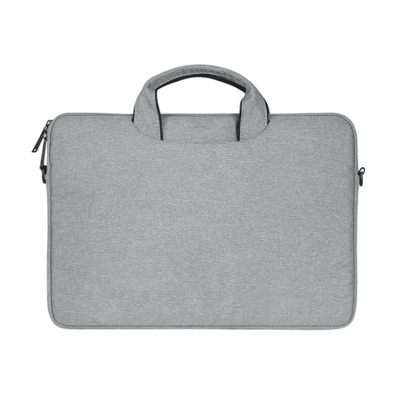 ST01S Water-resistant Oxford Cloth Hidden Portable Strap One-shoulder Handbag for 15.6 inch Laptops(Light Grey)