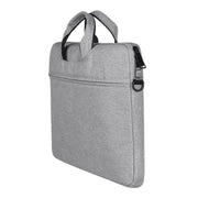 ST01S Water-resistant Oxford Cloth Hidden Portable Strap One-shoulder Handbag for 15.6 inch Laptops(Light Grey)