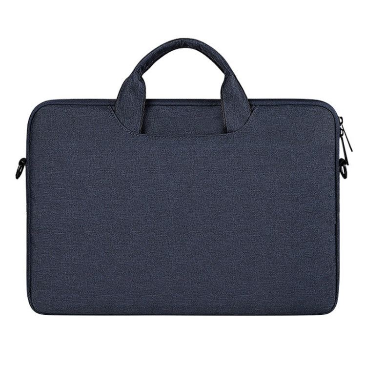 ST01S Water-resistant Oxford Cloth Hidden Portable Strap One-shoulder Handbag for 15.6 inch Laptops (Navy Blue)