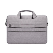 ST02S Water-resistant Tear Resistance Hidden Portable Strap One-shoulder Handbag for 13.3 inch Laptops, with Suitcase Belt(Light Grey)