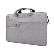 ST02S Water-resistant Tear Resistance Hidden Portable Strap One-shoulder Handbag for 13.3 inch Laptops, with Suitcase Belt(Light Grey)