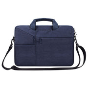 ST02S Water-resistant Tear Resistance Hidden Portable Strap One-shoulder Handbag for 13.3 inch Laptops, with Suitcase Belt(Navy Blue)