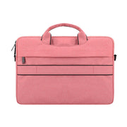 ST02S Water-resistant Tear Resistance Hidden Portable Strap One-shoulder Handbag for 15.6 inch Laptops, with Suitcase Belt(Pink)