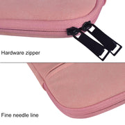 ST06 Water-resistant PU Leather Zipper Hidden Portable Strap One-shoulder Handbag for 13.3 inch Laptops, with Suitcase Belt(Light Grey)