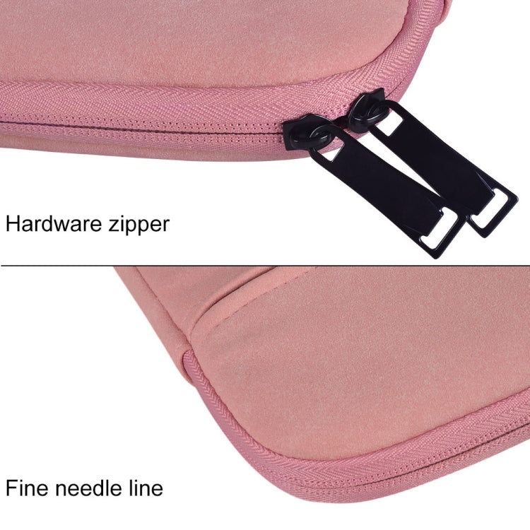 ST06 Water-resistant PU Leather Zipper Hidden Portable Strap One-shoulder Handbag for 13.3 inch Laptops, with Suitcase Belt(Light Grey)