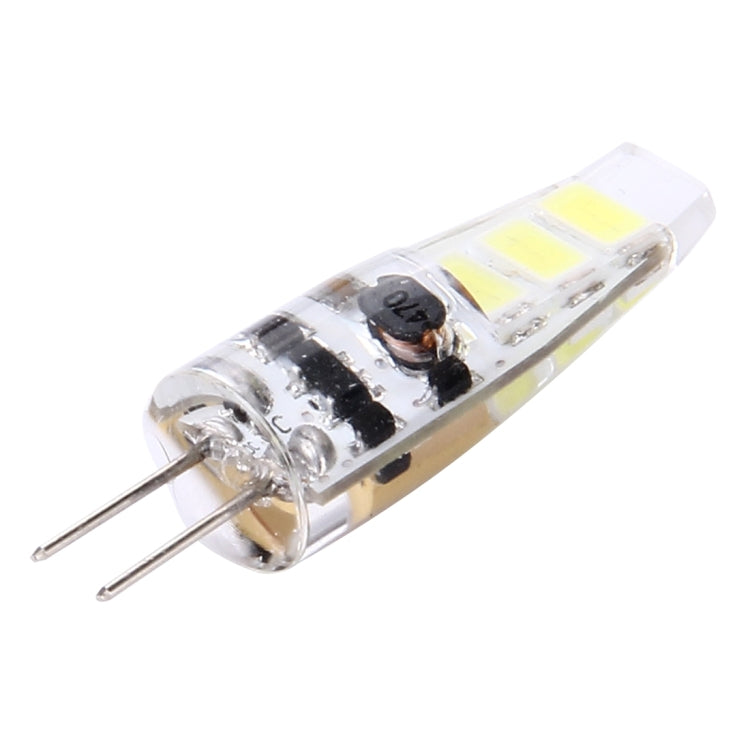 G4 2W 100LM Corn Light Bulb, 6 LED SMD 5730 Silicone, DC 12V(White Light)