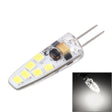 G4 2W 180LM Corn Light Bulb, 12 LED SMD 2835 Silicone, DC 12V, Small Size: 4.1x1x1cm(White Light) - LED Blubs & Tubes by PMc TechLife | Online Shopping South Africa | PMc TechLife | Buy Now Pay Later Mobicred