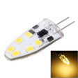 G4 2W 180LM Corn Light Bulb, 12 LED SMD 2835 Silicone, DC 12V, Big Size: 3.9x1.4x0.9cm(Warm White) - LED Blubs & Tubes by PMc TechLife | Online Shopping South Africa | PMc TechLife | Buy Now Pay Later Mobicred