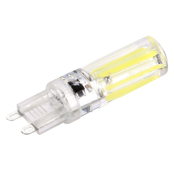 4W Filament Light Bulb , G9 Silicone Dimmable 8 LED for Halls, AC 220-240V(White Light)