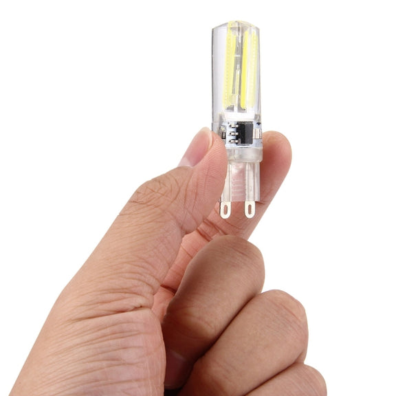 4W Filament Light Bulb , G9 Silicone Dimmable 8 LED for Halls, AC 220-240V(White Light)