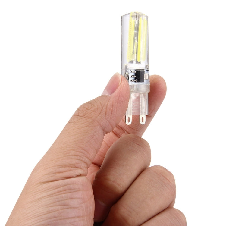4W Filament Light Bulb , G9 Silicone Dimmable 8 LED for Halls, AC 220-240V(White Light)