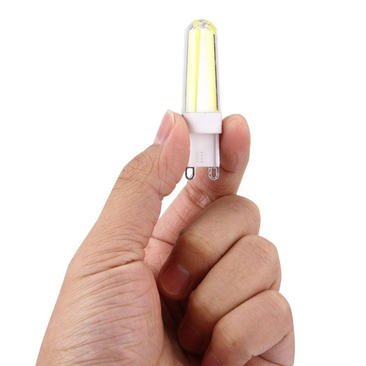 4W Filament Light Bulb, G9 PC Material Dimmable 4 LED for Halls, AC 220-240V(White Light)