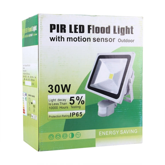 30W IP65 Water-resistant Colorful LED Floodlight, 2250LM with Remote Control, AC 110-265V