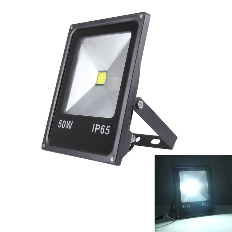 50W IP65 Water-resistant White Light LED Floodlight, 4500LM Lamp, AC 85-265V