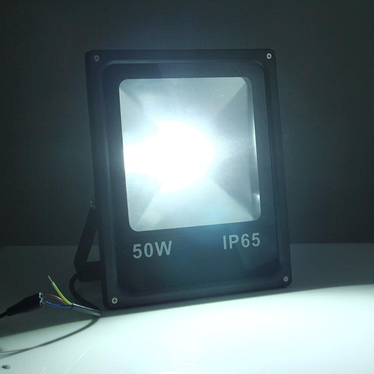50W IP65 Water-resistant White Light LED Floodlight, 4500LM Lamp, AC 85-265V