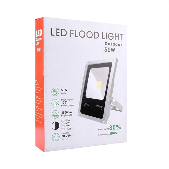 50W IP65 Water-resistant White Light LED Floodlight, 4500LM LED Light, AC 85-265V(Warm White)