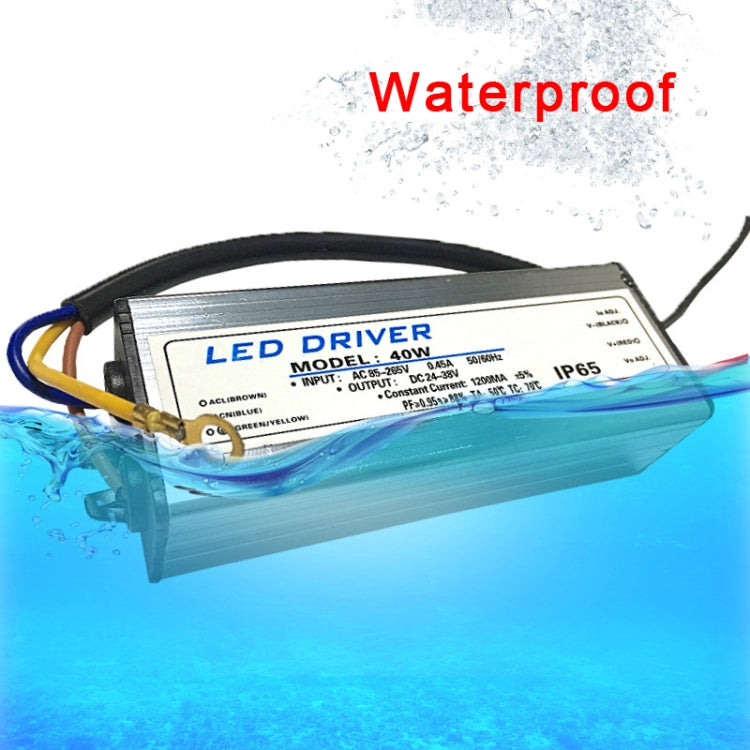 30W LED Driver Adapter AC 85-265V to DC 24-38V IP65 Water-resistant