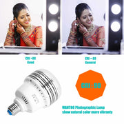 MANTOO PGL45 45W 120V 5500K 5460LM LED Light Bulb for Photography Lighting