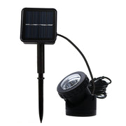Single Head LED Outdoor Water-resistant Solar Underwater Spotlight Floodlight