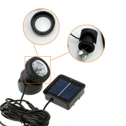 Single Head LED Outdoor Water-resistant Solar Underwater Spotlight Floodlight