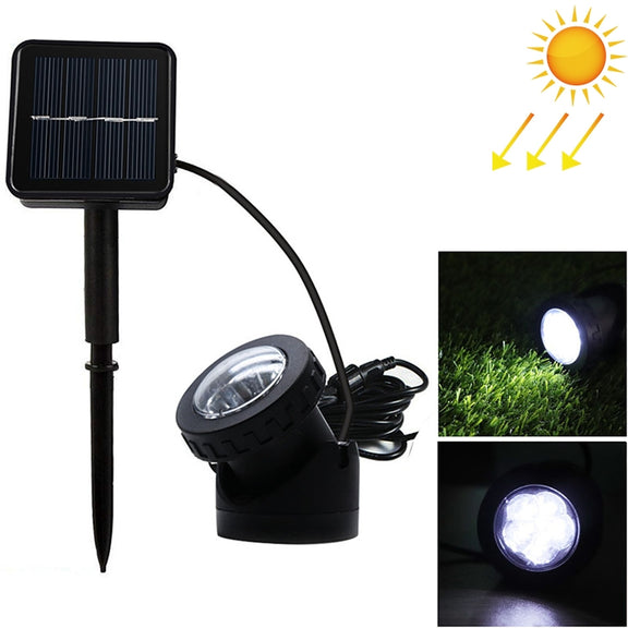Single Head LED Outdoor Water-resistant Solar Underwater Spotlight Floodlight