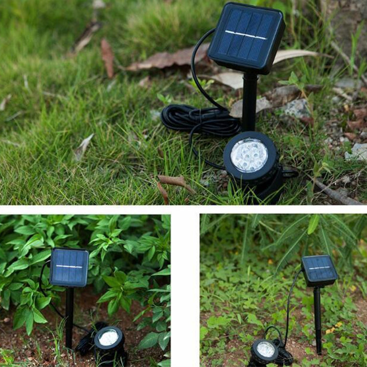 Single Head LED Outdoor Water-resistant Solar Underwater Spotlight Floodlight