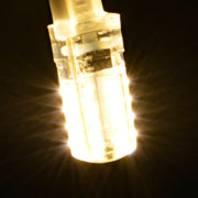 G9 4W 210LM  64 LED SMD 3014 Silicone Corn Light Bulb, AC 110V (Warm White)
