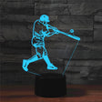 Playing Baseball Shape 3D Colorful LED Vision Light Table Lamp, USB & Battery Version - free shipping - PMC TechLife - Order now!