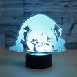 Prostrated Dog Shape 3D Colorful LED Vision Light Table Lamp, 16 Colors Remote Control Version - Novelty Lighting by PMC TechLife | Online Shopping South Africa | PMC TechLife | Buy Now Pay Later Mobicred