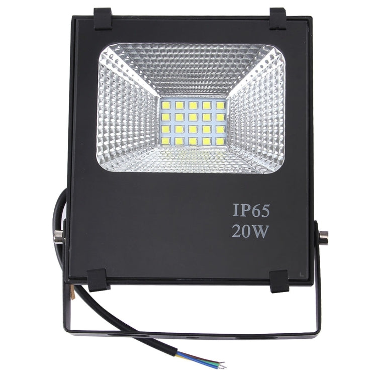 20W IP65 Water-resistant LED Floodlight, 2700-6500K SMD-5054 Lamp, AC 85-265V(White Light)