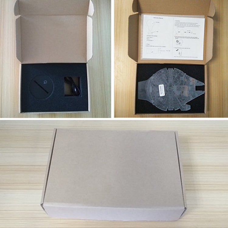 Playing Football Shape 3D Colorful LED Vision Light Table Lamp, 16 Colors Remote Control Version