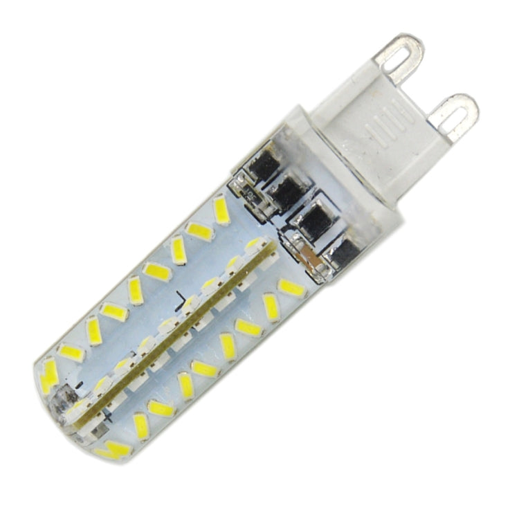G9 5W 450LM 72 LED SMD 3014 Dimmable Silicone Corn Light Bulb,  AC 110V (White Light)