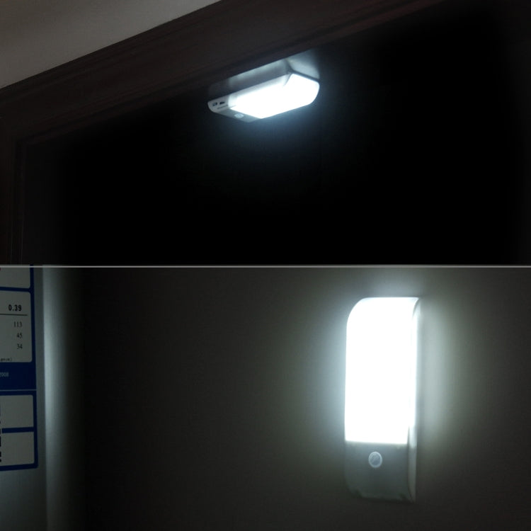 PIR Human Body Motion Sensor White Light LED Night Light, 1W 12 LEDs 240 LM USB Charging, Sensor Distance: 3m, DC 5V