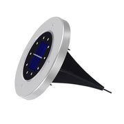 2 PCS 10 LEDs Solar Powered Buried Light Under Ground Lamp IP65 Water-resistant Outdoor Garden Street Light (White Light)