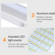 2.8W 20 LEDs Warm White Wide Screen Intelligent Human Body Sensor Light LED Corridor Cabinet Light, USB Charging Version