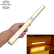 2.8W 40 LEDs Warm White Wide Screen Intelligent Human Body Sensor Light LED Corridor Cabinet Light, USB Charging Version - Sensor LED Lights by PMC TechLife | Online Shopping South Africa | PMC TechLife | Buy Now Pay Later Mobicred