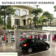 20W LED Smart Sensor Outdoor Floodlight with 1080P Security Camera, 3000K Warm Light (Black)