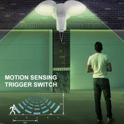 20W LED Smart Sensor Outdoor Floodlight with 1080P Security Camera, 5000K White Light (White)